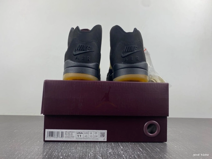 Cheap Black x A Air 5 Maniere Ma Jordan FD1330-001 0707